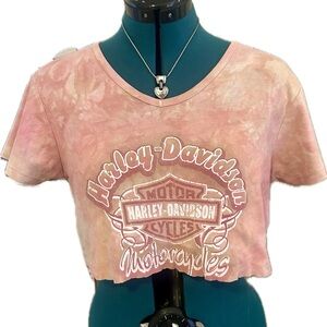 Harley-Davidson Pink Crop Top
